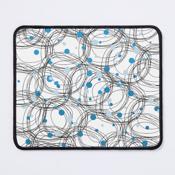 Item preview, Abstract circles with touches of light blue color  designed and sold by HDpod.