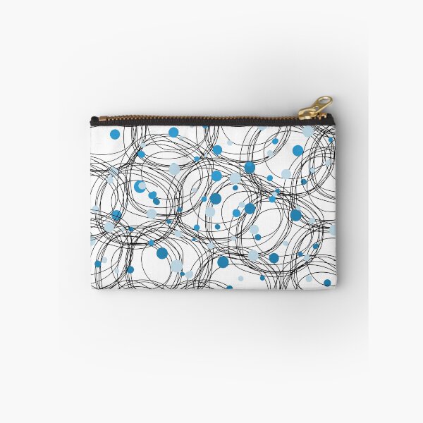 Item preview, Abstract circles with touches of light blue color  designed and sold by HDpod.