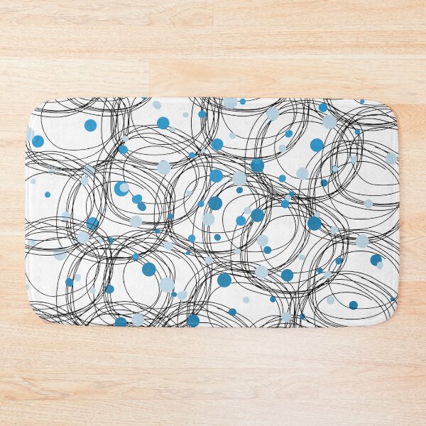 Item preview, Abstract circles with touches of light blue color  designed and sold by HDpod.