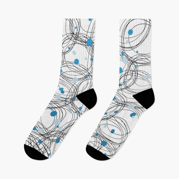 Item preview, Abstract circles with touches of light blue color  designed and sold by HDpod.