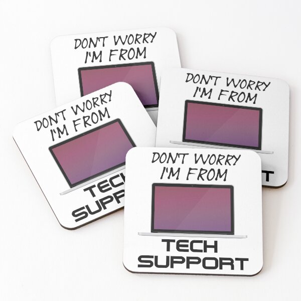 Item preview, Don't Worry I'm From Tech Support - Laptop service - A Funny Laptop   designed and sold by Sonatablue.