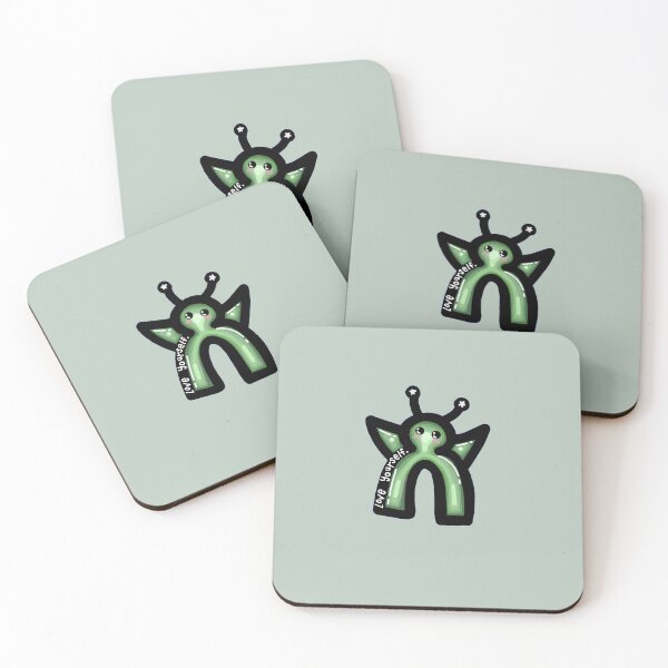 Item preview, Love Yourself Green Motivational Monster designed and sold by Meganthemuppet.