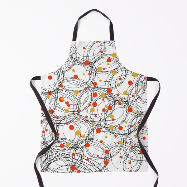 Item preview, Abstract circles with touches of red color designed and sold by HDpod.
