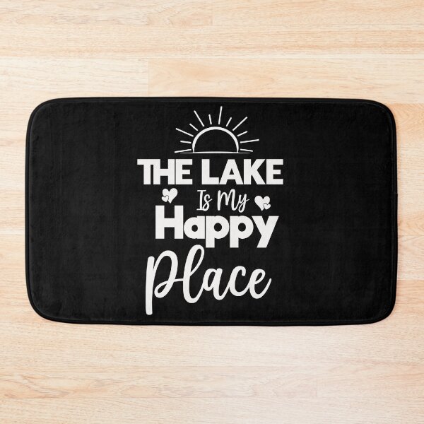 Item preview, The lake is my happy place designed and sold by pnkpopcorn.