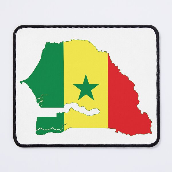 Item preview, Senegal Flag Map designed and sold by jsj17.