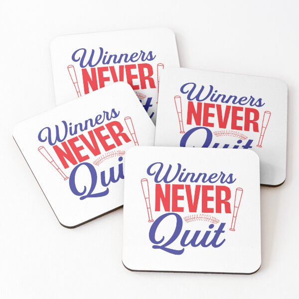 Item preview, Baseball lover Quotes :Winners Never Quit designed and sold by remonss.