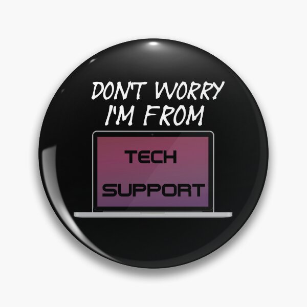 Item preview, Don't Worry I'm From Tech Support - Laptop service - A Funny Office   designed and sold by Sonatablue.