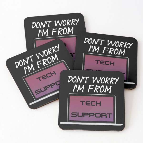Item preview, Don't Worry I'm From Tech Support - Laptop service - A Funny Office   designed and sold by Sonatablue.