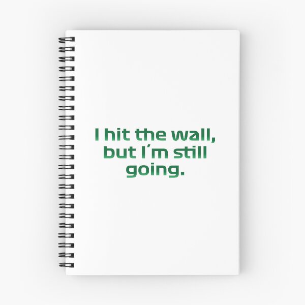 Item preview, Lance Stroll Motivational Quote: "I hit the wall, but i´m still going" designed and sold by vickadesigns.