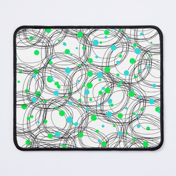 Item preview, Abstract circles with touches of green color designed and sold by HDpod.