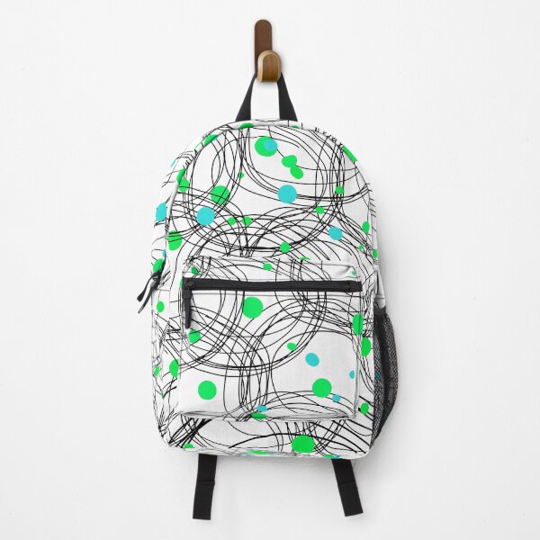 Item preview, Abstract circles with touches of green color designed and sold by HDpod.