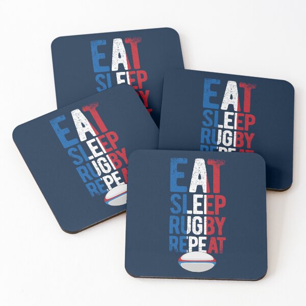 Item preview, Eat sleep rugby repeat france rugby designed and sold by Bubsart78.