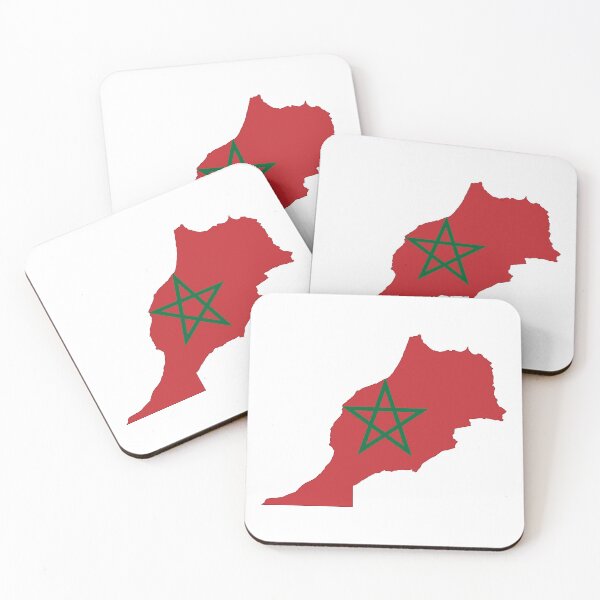 Item preview, Morocco Flag Map designed and sold by jsj17.