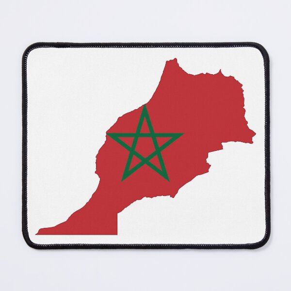 Item preview, Morocco Flag Map designed and sold by jsj17.