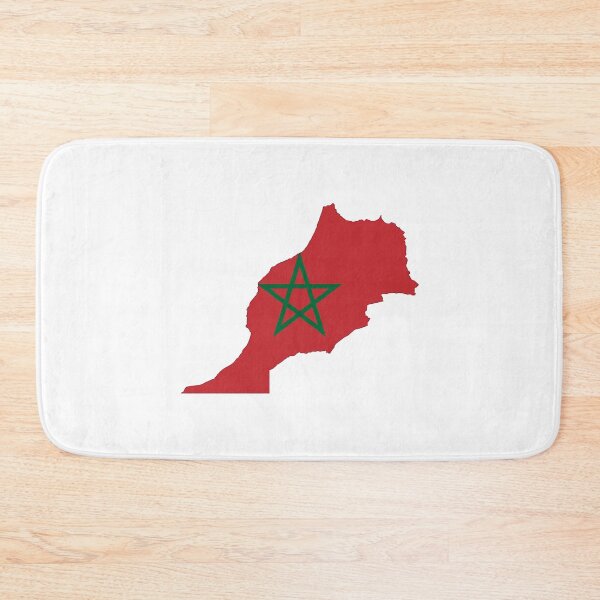 Item preview, Morocco Flag Map designed and sold by jsj17.