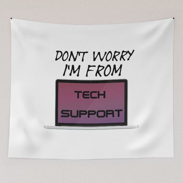 Item preview, Don't Worry I'm From Tech Support - In House Laptop Service - Funny Office   designed and sold by Sonatablue.