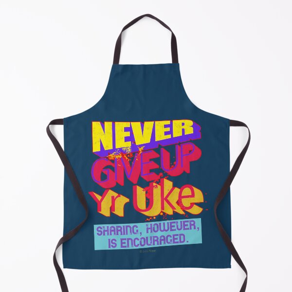 Item preview, Never Give Up Yr Uke designed and sold by Raven’s Wing Studio.