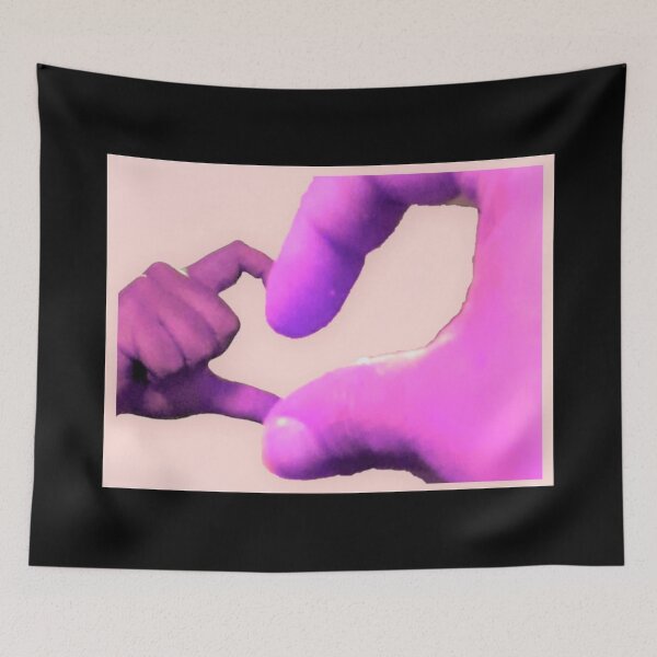 Item preview, Heart Hand Friends Pink designed and sold by craftsbydaphy.