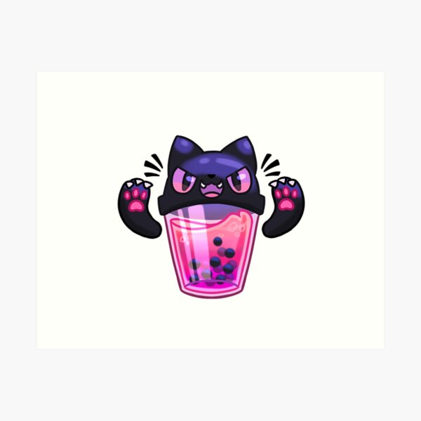 Kitty Boba Kunstdruck