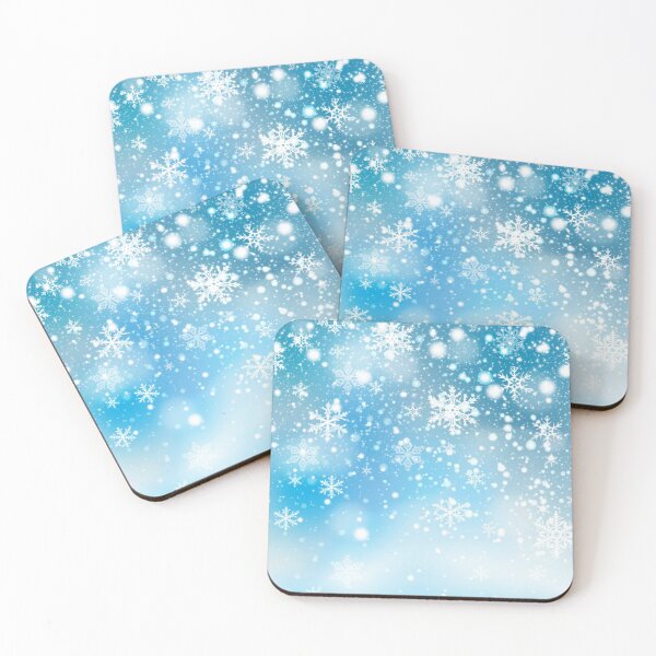 Item preview, Falling Snowflakes Sparkle Winter Scene designed and sold by WearWolfDesigns.