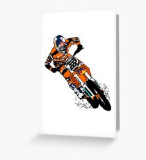 Moto Cross Racing Greeting Card