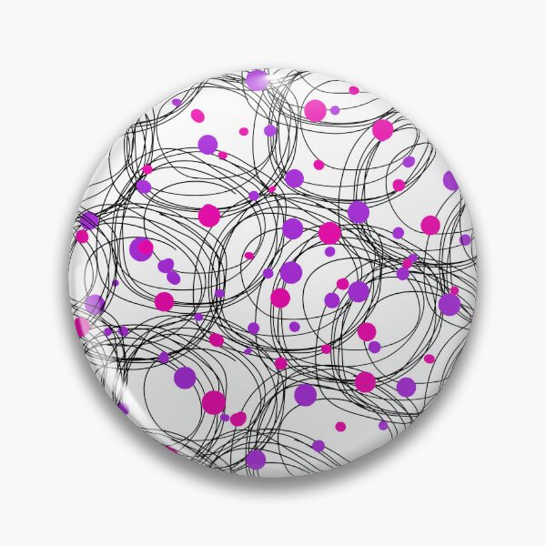 Item preview, Abstract circles with touches of pink and purple color designed and sold by HDpod.