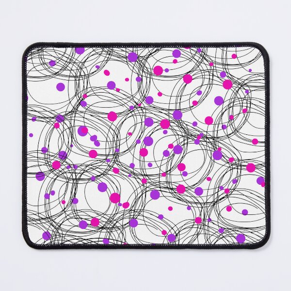 Item preview, Abstract circles with touches of pink and purple color designed and sold by HDpod.