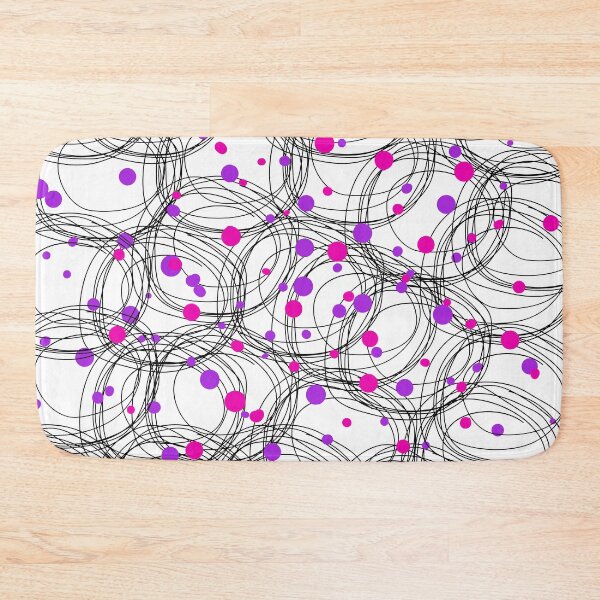 Item preview, Abstract circles with touches of pink and purple color designed and sold by HDpod.
