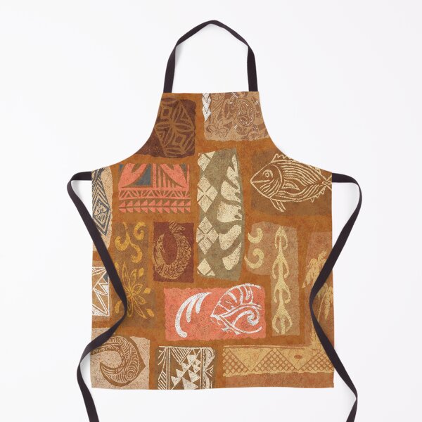 Item preview, Vintage Hawaiian Tribal Tapa Print designed and sold by sunnthreads.