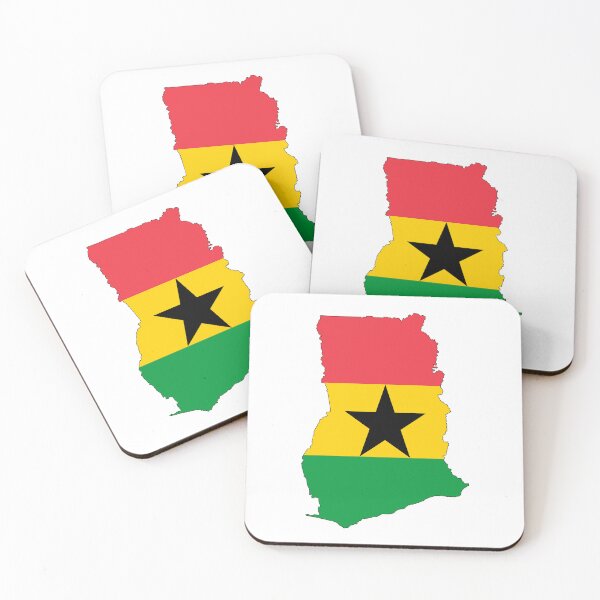 Item preview, Ghana Flag Map designed and sold by jsj17.