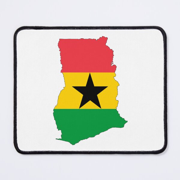 Item preview, Ghana Flag Map designed and sold by jsj17.
