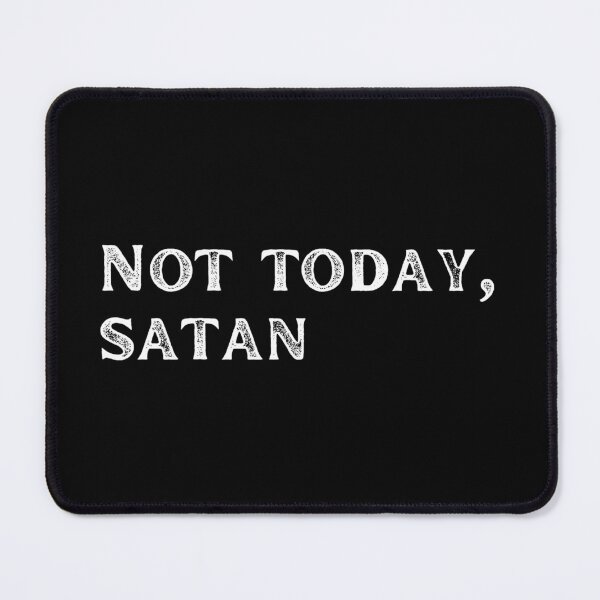 Item preview, Not today satan designed and sold by LukjanovArt.