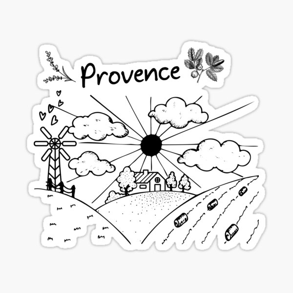 "Symbol of Provence Souvenir gift Provence" Sticker for Sale by Davy57000 Redbubble