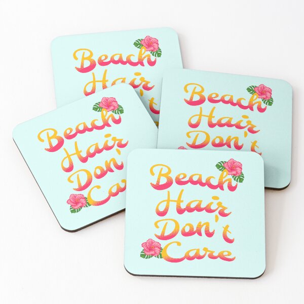 Item preview, Beach Hair Don't Care-Tropical Beach T-Shirt/ Summer Vacation T-Shirt designed and sold by KingdomKubs.
