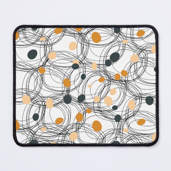 Item preview, Abstract circles with touches of brown dots  designed and sold by HDpod.