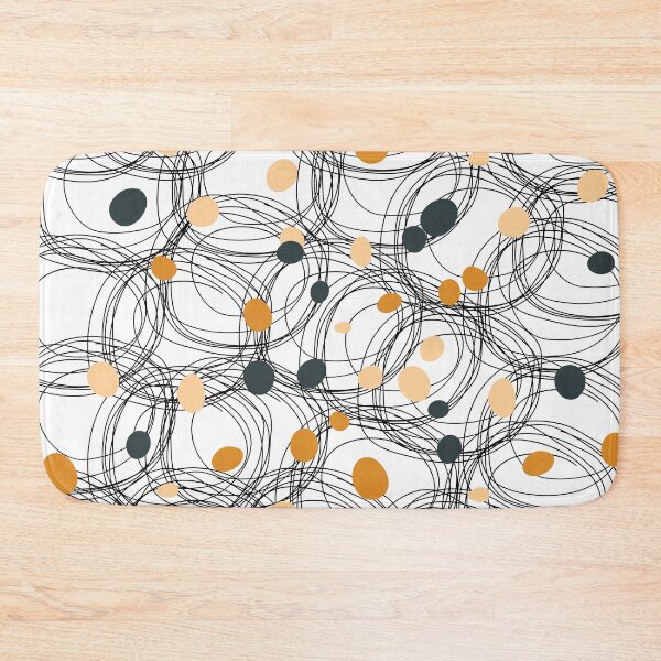 Item preview, Abstract circles with touches of brown dots  designed and sold by HDpod.