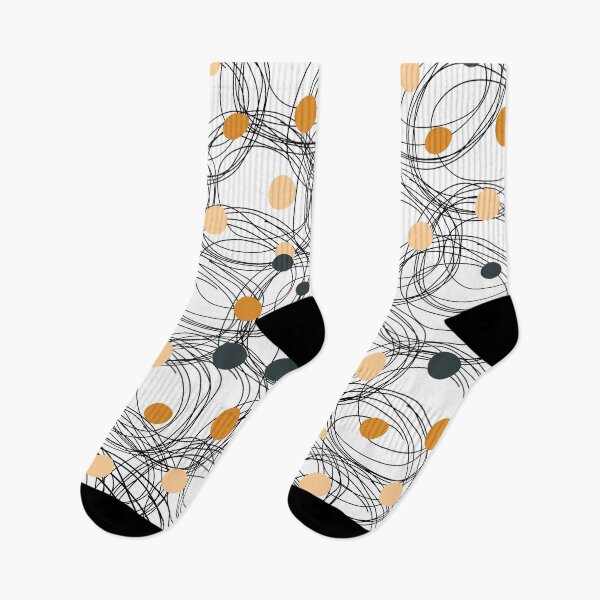 Item preview, Abstract circles with touches of brown dots  designed and sold by HDpod.