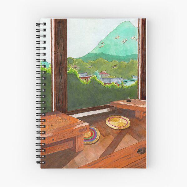 Item preview, View From a Traditional Teahouse in Seoul designed and sold by NatashaBirdi.