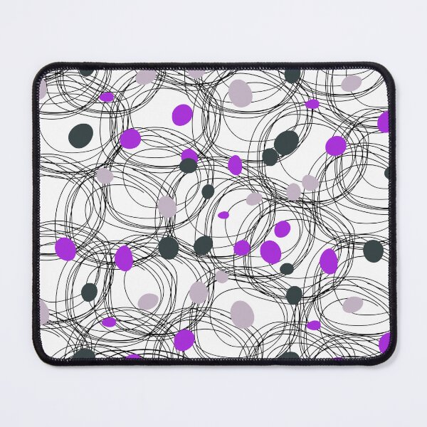 Item preview, Abstract circles with touches of purple dots designed and sold by HDpod.