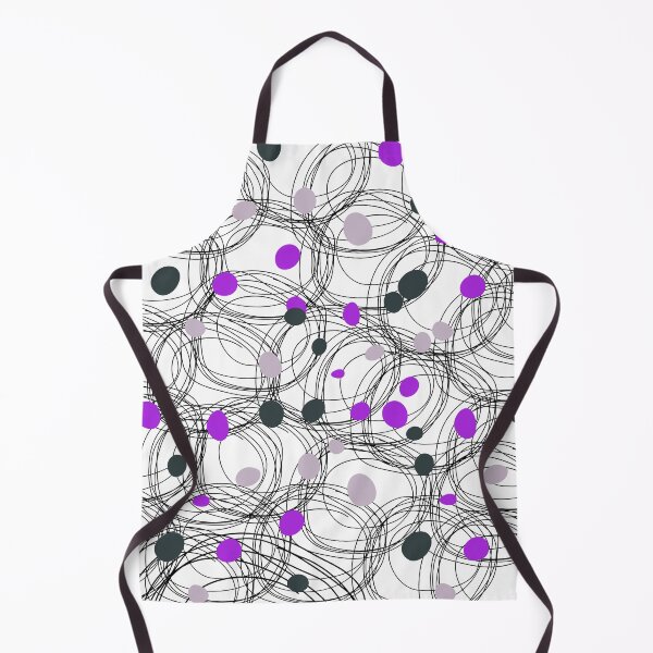 Item preview, Abstract circles with touches of purple dots designed and sold by HDpod.