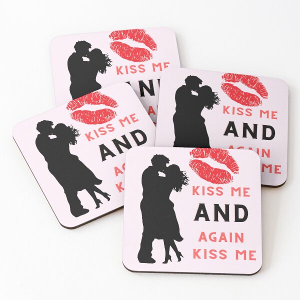 Item preview,  kiss me and again kiss me t-shirts, kiss t-shirts, love t-shirts, romance t-shirts designed and sold by BLUE  bubble.
