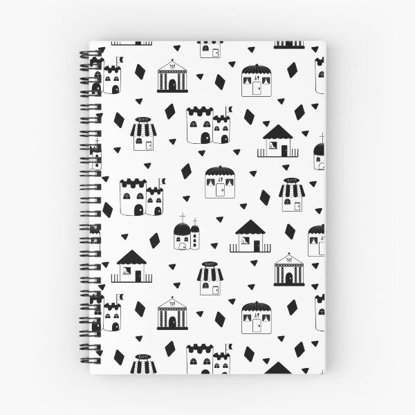 Item preview, Institutions, monochrome seamless pattern designed and sold by OM-lova.