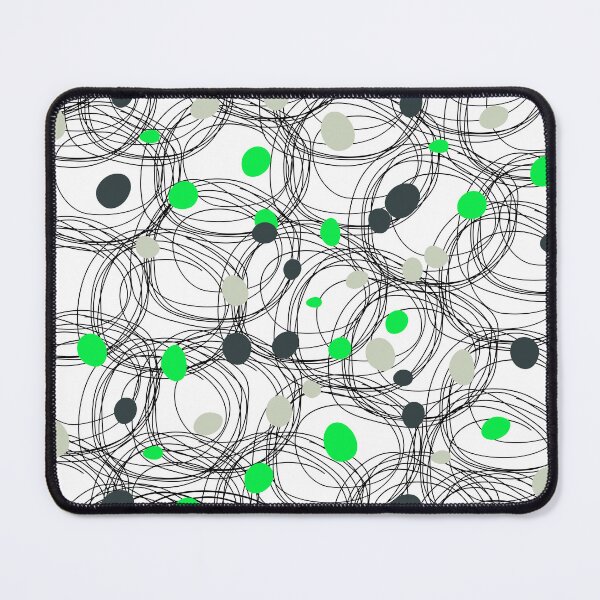 Item preview, Abstract circles with touches of green dots designed and sold by HDpod.
