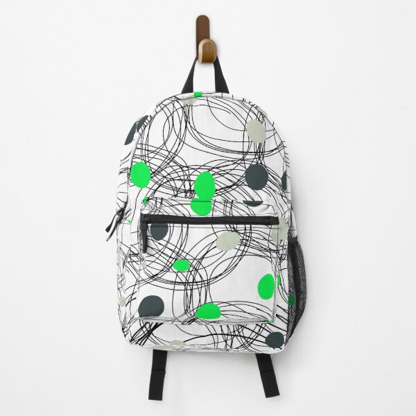 Item preview, Abstract circles with touches of green dots designed and sold by HDpod.