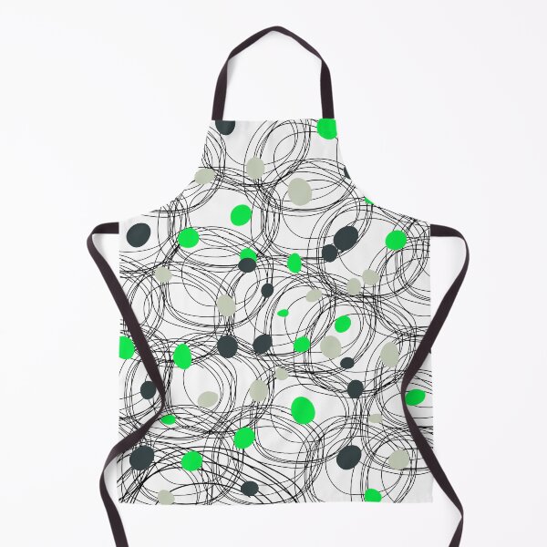 Item preview, Abstract circles with touches of green dots designed and sold by HDpod.