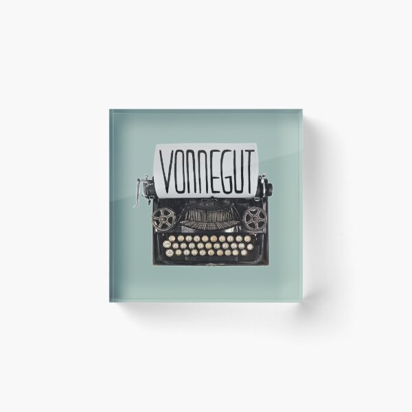 Item preview, Typewriter Vonnegut, Gift for Writer designed and sold by badlydrawnbabe.