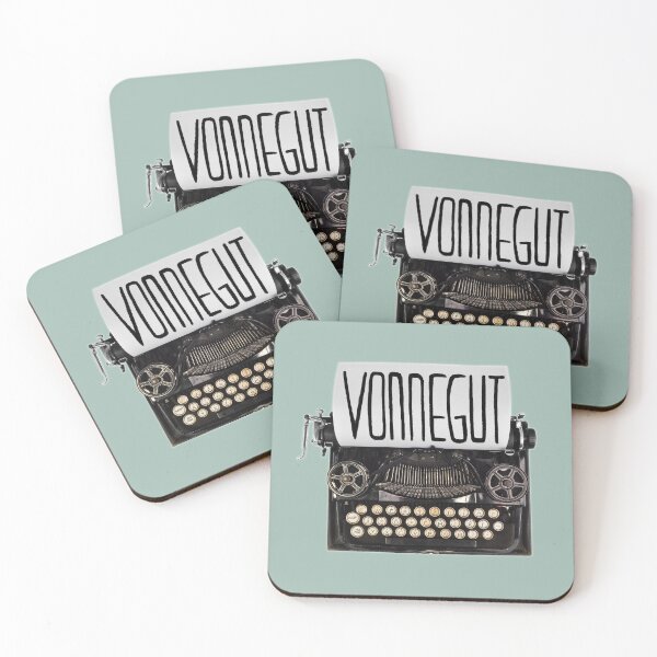Item preview, Typewriter Vonnegut, Gift for Writer designed and sold by badlydrawnbabe.