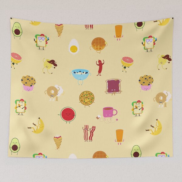 Item preview, Cute funny food pattern. designed and sold by Rubi16.
