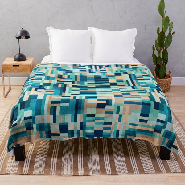 Item preview, Blue geometric mosaic designed and sold by Dzhon99.