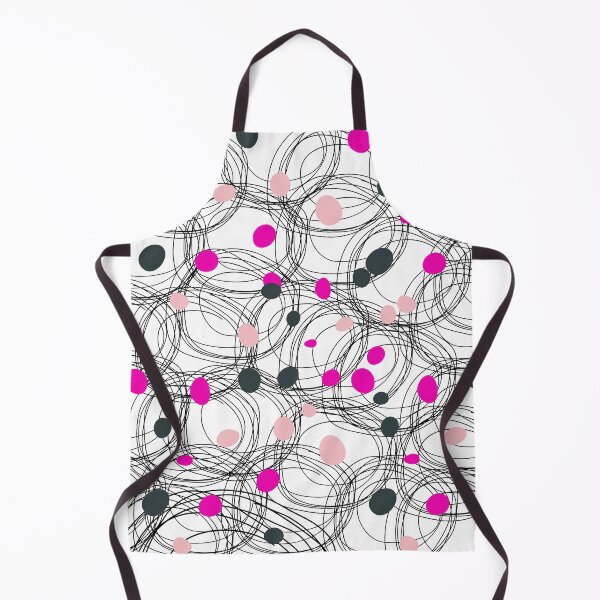 Item preview, Abstract circles with touches of pink dots designed and sold by HDpod.